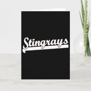 Stingrays Schwimmen Sketll Fußball T-ll Fußll Team Karte