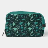 Stingrays Underwater Sea Life Personalised Waschbeutel (Rückseite)