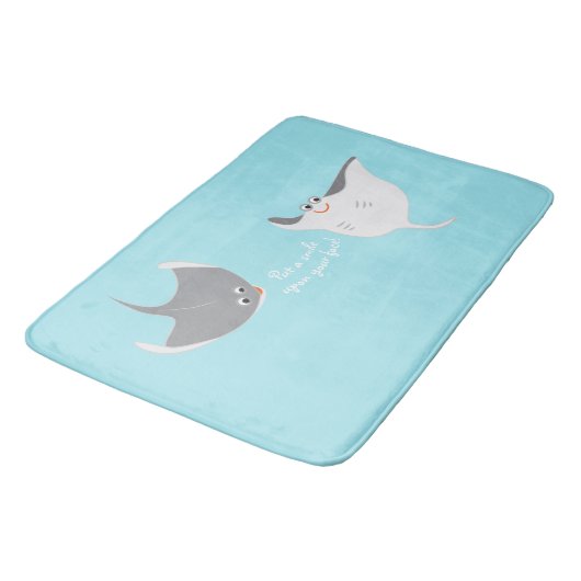 Stingrochen Badematte (Schrägansicht)