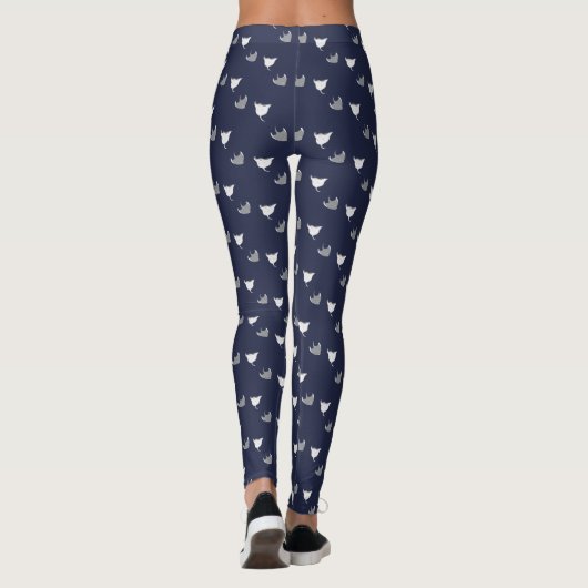Stingrochen-Cartoon Leggings (Rückseite)