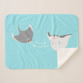 Stingrochen-Cartoon Sherpadecke (Vorderseite (Horizontal))