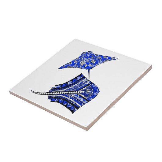 Stingrochen Fliese (Seite)