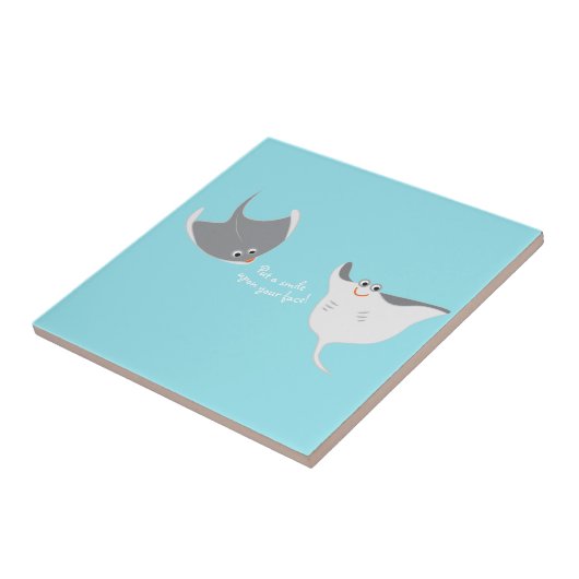 Stingrochen Fliese (Seite)