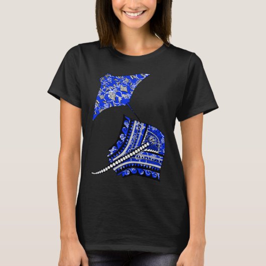 Stingrochen Meerestiere T-Shirt (Vorderseite)