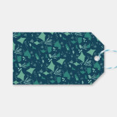 Stingrochen und Manta Rays Marine Wildlife Pattern Geschenkanhänger (Vorderseite (Horizontal))