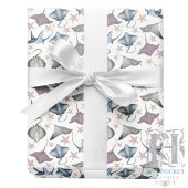 Stingrochen und Starfish Wrapping Paper Geschenkpapier