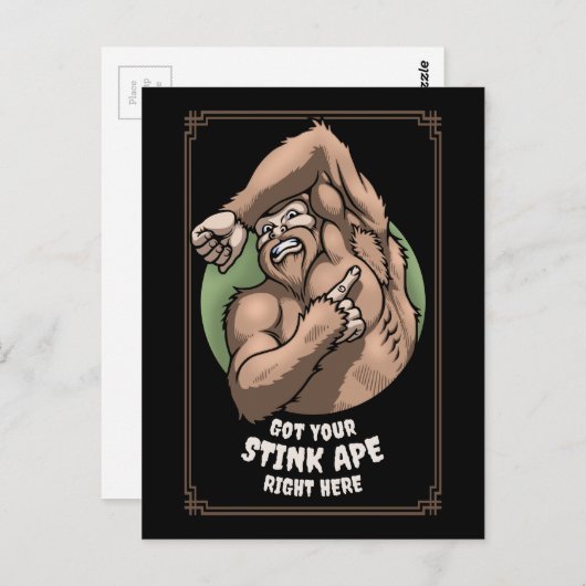 Stink Ape Postkarte (Vorne/Hinten)