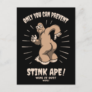 Stink Ape Wide Out Postkarte