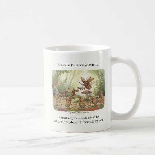 Stink bug Gifts Funny Brown Marmorated Stinkbug Co Kaffeetasse (Rechts)