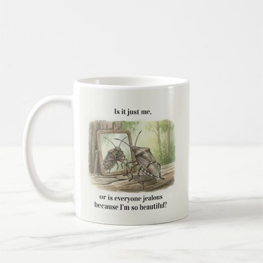 Stink Bug Gifts Funny Brown Marmorated Stinkbug Co Kaffeetasse (Links)