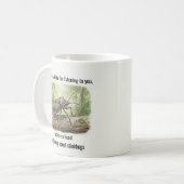 Stink Bug Gifts Funny Brown Marmorated Stinkbug Kaffeetasse (Vorderseite Links)