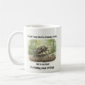 Stink Bug Gifts Funny Brown Marmorated Stinkbug Kaffeetasse (Links)