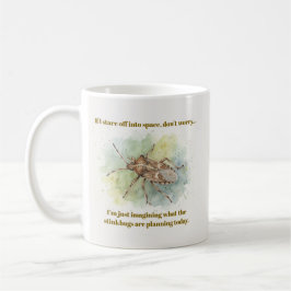 Stink bug Gifts Funny Brown Marmorated Stinkbug Kaffeetasse