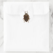 Stink Bug Runder Aufkleber (Tasche)