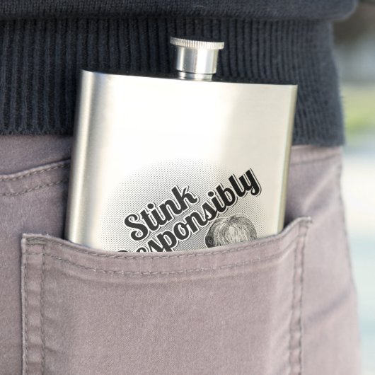 Stink Responsible Hip Flask Flachmann (Beispiel)