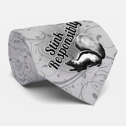 Stink Responsible Neck Tie Krawatte (Gerollt)