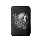 Stink Responsibly Bathroom Mat Badematte (Vorderseite Vertikal)