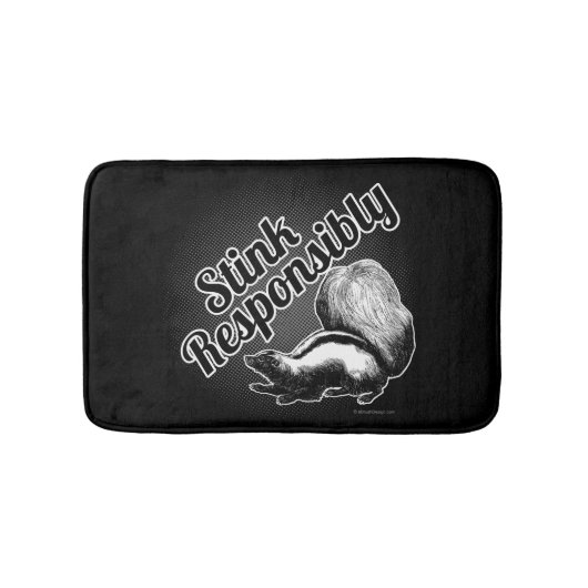 Stink Responsibly Bathroom Mat Badematte (Vorderseite)