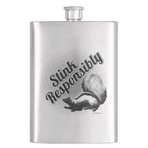 Stink Responsibly Hip Flask Flachmann
