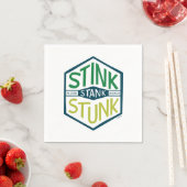 Stink Stank Stunk Abzeichen Serviette (Beispiel)