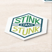 Stink Stank Stunk Abzeichen Untersetzer (angewinkelt)