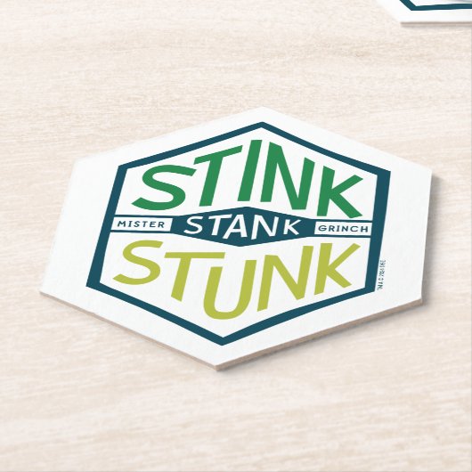 Stink Stank Stunk Abzeichen Untersetzer (angewinkelt)