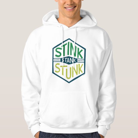 Stink Stank Stunk Badge Hoodie (Vorderseite)