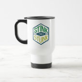 Stink Stank Stunk Badge Reisebecher (Links)