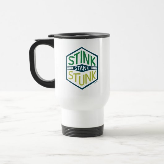 Stink Stank Stunk Badge Reisebecher (Links)
