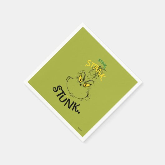Stink Stank Stunk Mister Grinch Serviette (Ecke)