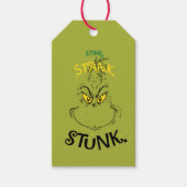 Stink Stank Stunk Mister Grinch Zitat Geschenkanhänger (Vorderseite)
