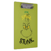 Stink Stank Stunk Mister Grinch Zitat Klemmbrett (Rechts)