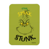 Stink Stank Stunk Mister Grinch Zitat Magnet (Vertikal)