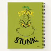 Stink Stank Stunk Mister Grinch Zitat Notizblock (Rückseite)