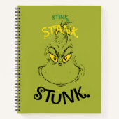 Stink Stank Stunk Mister Grinch Zitat Notizblock (Vorderseite)