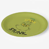 Stink Stank Stunk Mister Grinch Zitat Pappteller (Schrägansicht)