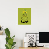 Stink Stank Stunk Mister Grinch Zitat Poster (Heimbüro)