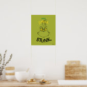 Stink Stank Stunk Mister Grinch Zitat Poster (Küche)