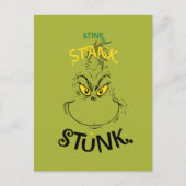Stink Stank Stunk Mister Grinch Zitat Postkarte (Vorderseite)
