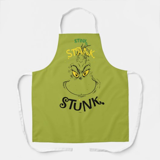 Stink Stank Stunk Mister Grinch Zitat Schürze (Vorderseite)