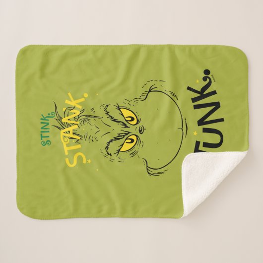 Stink Stank Stunk Mister Grinch Zitat Sherpadecke (Vorderseite (Horizontal))
