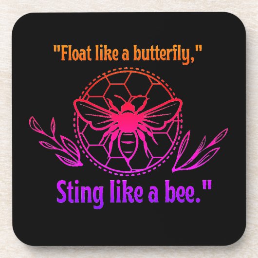 STINK WIE EIN BIENENQUOTE GETRÄNKEUNTERSETZER (Vorderseite)