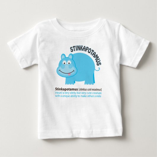 Stinkapotamus Baby T-shirt (Vorderseite)