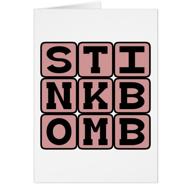 Stinkbombe, schmelziger Prank (Vorne)