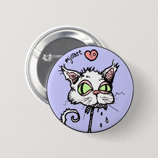 Stinkende Katze Button (Vorne & Hinten)