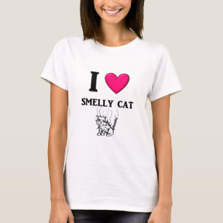 Stinkende Katze "des Herz-I" T-Shirt