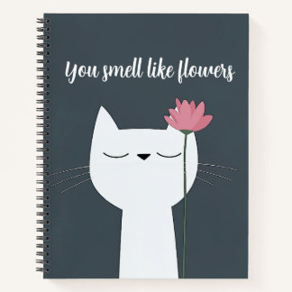 Stinkende Katze Gedrucktes Notizbuch