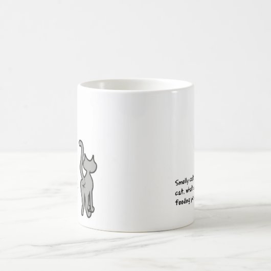 Stinkende Katze Kaffeetasse (Mittel)