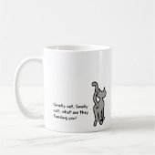 Stinkende Katze Kaffeetasse (Links)