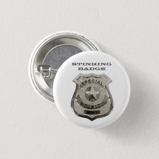 Stinkendes Abzeichen Button (Vorne & Hinten)